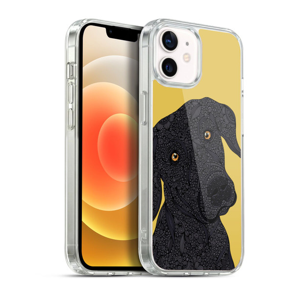 Valentina Dogs Black Labrador Soft Gel Case for Apple iPhone 12 / iPhone 12 Pro & MagSafe