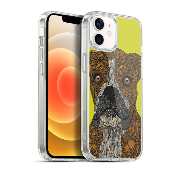 Valentina Dogs Boxer Soft Gel Case for Apple iPhone 12 / iPhone 12 Pro & MagSafe