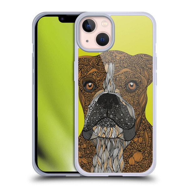 Valentina Dogs Boxer Soft Gel Case for Apple iPhone 13