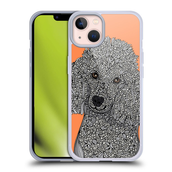 Valentina Dogs Poodle Soft Gel Case for Apple iPhone 13