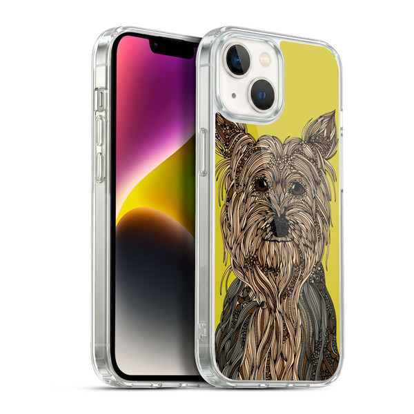 Valentina Dogs Yorkshire Terrier Soft Gel Case for Apple iPhone 14