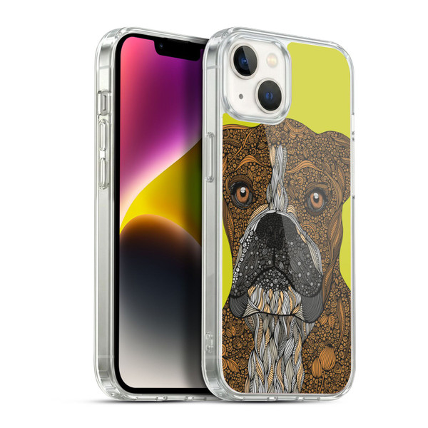 Valentina Dogs Boxer Soft Gel Case for Apple iPhone 14 Plus & MagSafe