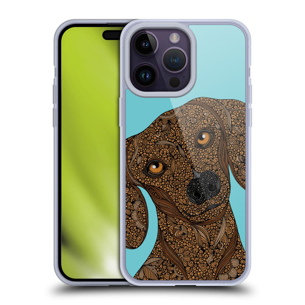 Valentina Dogs Dachshund Soft Gel Case for Apple iPhone 14 Pro Max