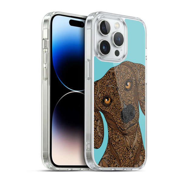 Valentina Dogs Dachshund Soft Gel Case for Apple iPhone 14 Pro & MagSafe