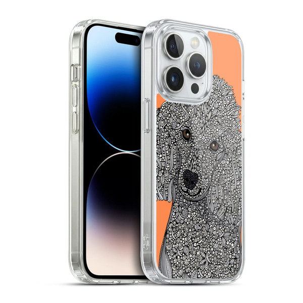 Valentina Dogs Poodle Soft Gel Case for Apple iPhone 14 Pro & MagSafe