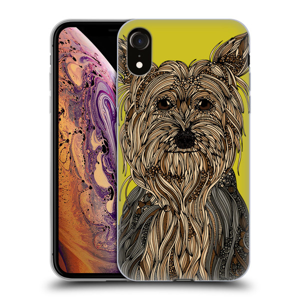 Valentina Dogs Yorkshire Terrier Soft Gel Case for Apple iPhone XR