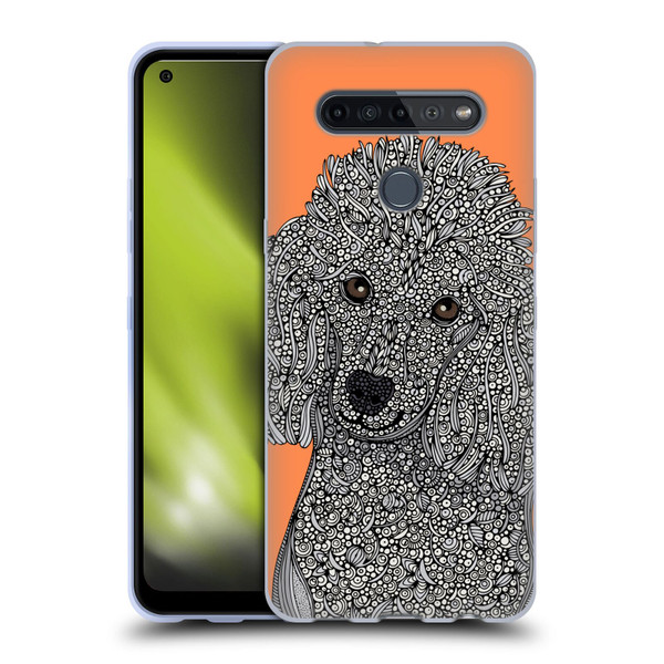 Valentina Dogs Poodle Soft Gel Case for LG K51S