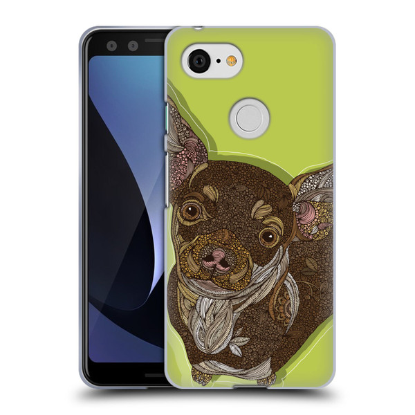 Valentina Dogs Chihuahua Soft Gel Case for Google Pixel 3
