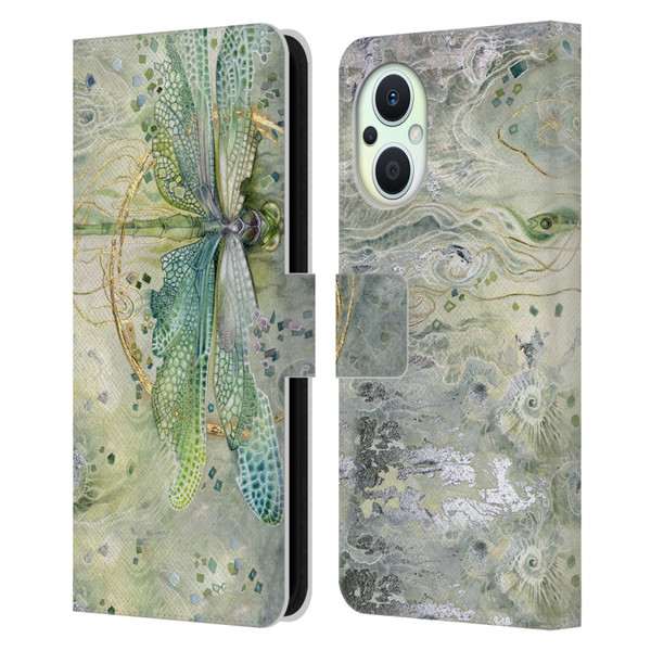 Stephanie Law Immortal Ephemera Transition Leather Book Wallet Case Cover For OPPO Reno8 Lite