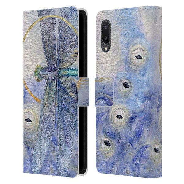 Stephanie Law Immortal Ephemera Dragonfly Leather Book Wallet Case Cover For Samsung Galaxy A02/M02 (2021)