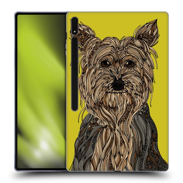 Valentina Dogs Yorkshire Terrier Soft Gel Case for Samsung Galaxy Tab S8 Ultra