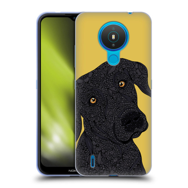 Valentina Dogs Black Labrador Soft Gel Case for Nokia 1.4