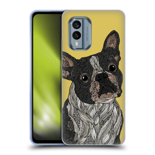 Valentina Dogs French Bulldog Soft Gel Case for Nokia X30