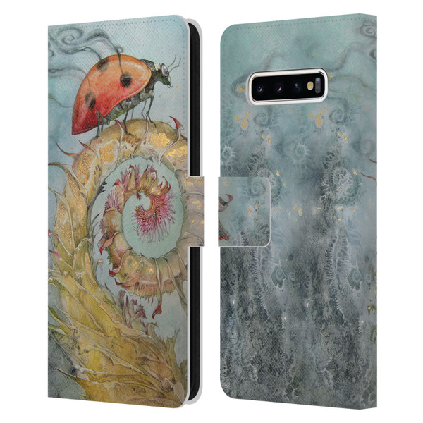 Stephanie Law Immortal Ephemera Ladybird Leather Book Wallet Case Cover For Samsung Galaxy S10+ / S10 Plus