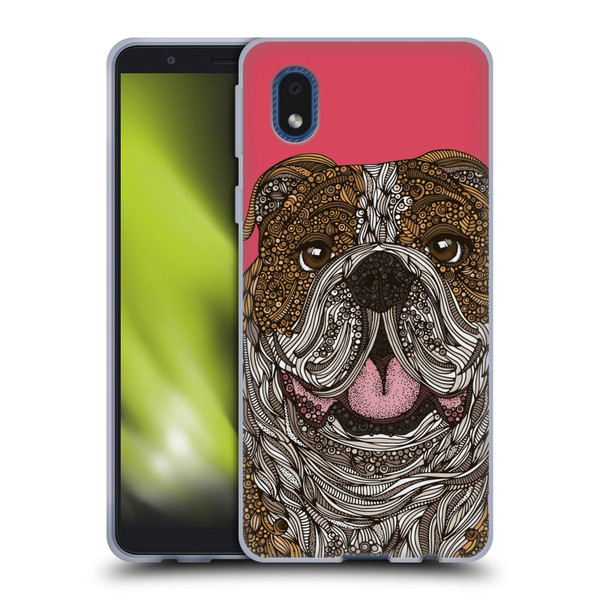 Valentina Dogs English Bulldog Soft Gel Case for Samsung Galaxy A01 Core (2020)