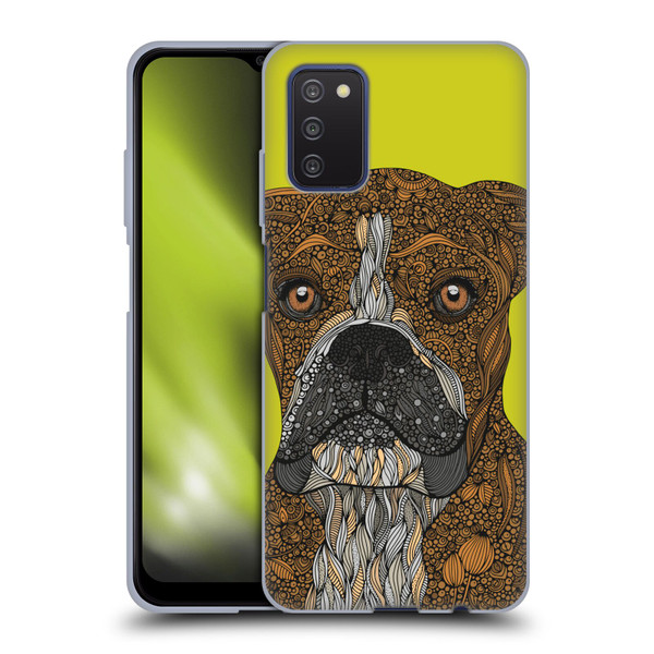 Valentina Dogs Boxer Soft Gel Case for Samsung Galaxy A03s (2021)