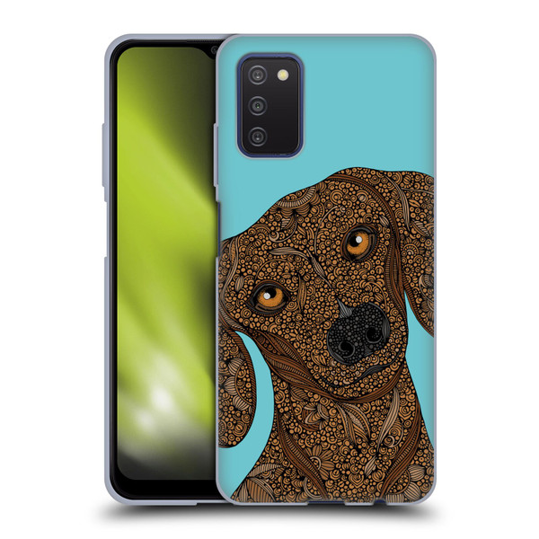 Valentina Dogs Dachshund Soft Gel Case for Samsung Galaxy A03s (2021)