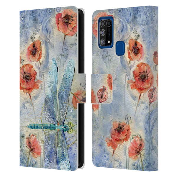 Stephanie Law Immortal Ephemera When Flowers Dream Leather Book Wallet Case Cover For Samsung Galaxy M31 (2020)