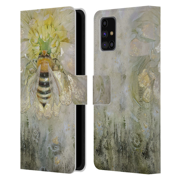 Stephanie Law Immortal Ephemera Bee Leather Book Wallet Case Cover For Samsung Galaxy M31s (2020)