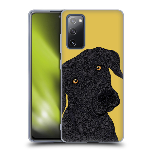 Valentina Dogs Black Labrador Soft Gel Case for Samsung Galaxy S20 FE / 5G