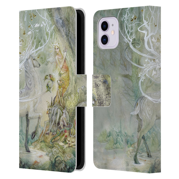 Stephanie Law Stag Sonata Cycle Scherzando Leather Book Wallet Case Cover For Apple iPhone 11