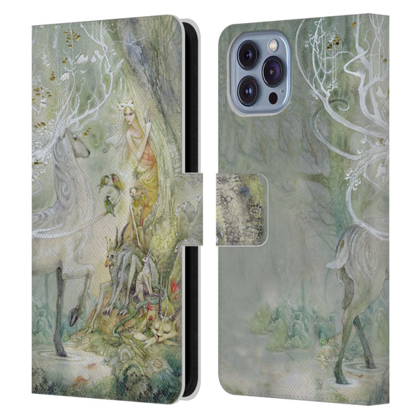 Stephanie Law Stag Sonata Cycle Scherzando Leather Book Wallet Case Cover For Apple iPhone 14