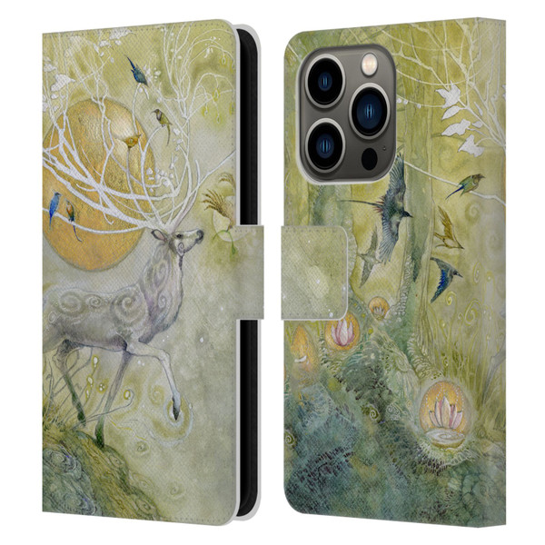 Stephanie Law Stag Sonata Cycle Allegro 2 Leather Book Wallet Case Cover For Apple iPhone 14 Pro