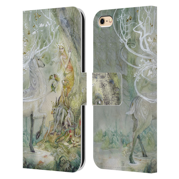 Stephanie Law Stag Sonata Cycle Scherzando Leather Book Wallet Case Cover For Apple iPhone 6 / iPhone 6s