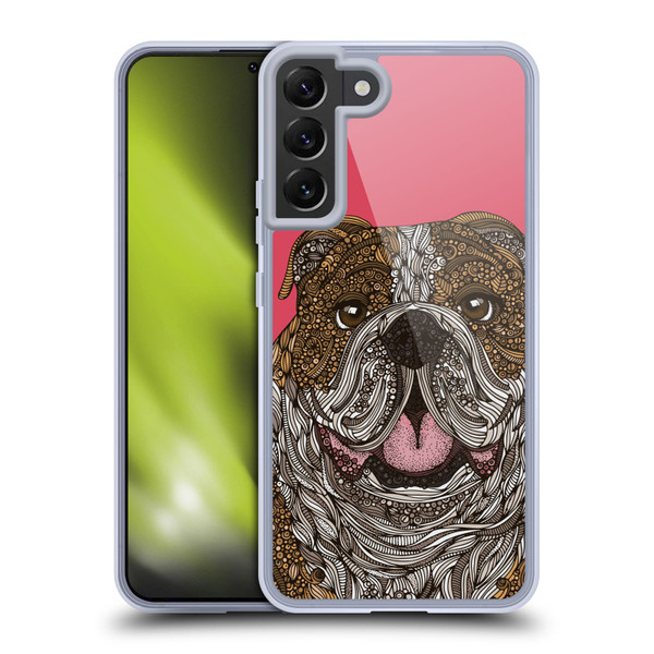 Valentina Dogs English Bulldog Soft Gel Case for Samsung Galaxy S22+ 5G