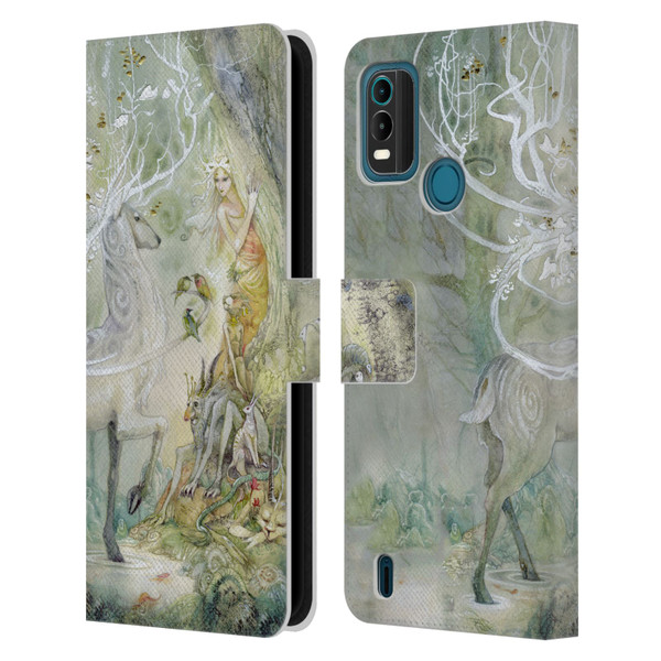Stephanie Law Stag Sonata Cycle Scherzando Leather Book Wallet Case Cover For Nokia G11 Plus