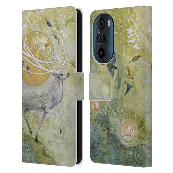 Stephanie Law Stag Sonata Cycle Allegro 2 Leather Book Wallet Case Cover For Motorola Edge 30