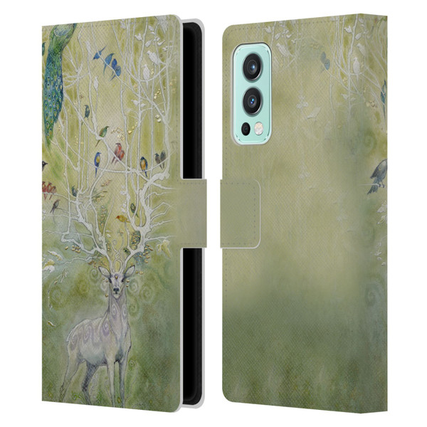 Stephanie Law Stag Sonata Cycle Deer 2 Leather Book Wallet Case Cover For OnePlus Nord 2 5G