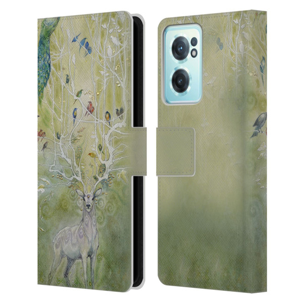 Stephanie Law Stag Sonata Cycle Deer 2 Leather Book Wallet Case Cover For OnePlus Nord CE 2 5G