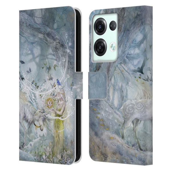 Stephanie Law Stag Sonata Cycle Resonance Leather Book Wallet Case Cover For OPPO Reno8 Pro
