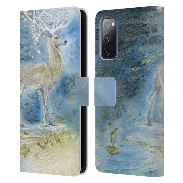 Stephanie Law Stag Sonata Cycle Deer Leather Book Wallet Case Cover For Samsung Galaxy S20 FE / 5G