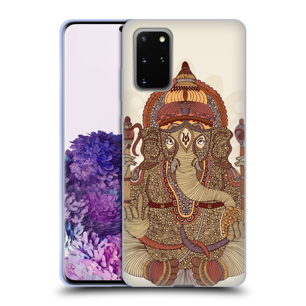 Valentina Symbols Illustration Ganesha Soft Gel Case for Samsung Galaxy S20+ / S20+ 5G