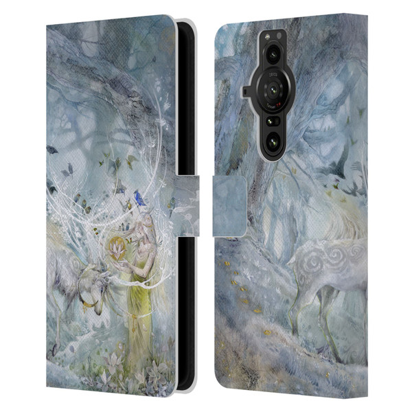 Stephanie Law Stag Sonata Cycle Resonance Leather Book Wallet Case Cover For Sony Xperia Pro-I