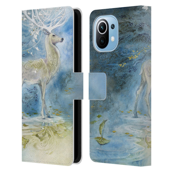 Stephanie Law Stag Sonata Cycle Deer Leather Book Wallet Case Cover For Xiaomi Mi 11