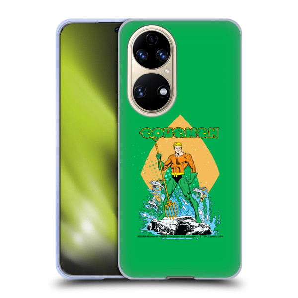 Aquaman DC Comics Fast Fashion Trident Soft Gel Case for Huawei P50