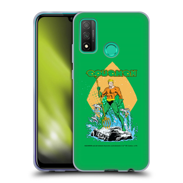 Aquaman DC Comics Fast Fashion Trident Soft Gel Case for Huawei P Smart (2020)