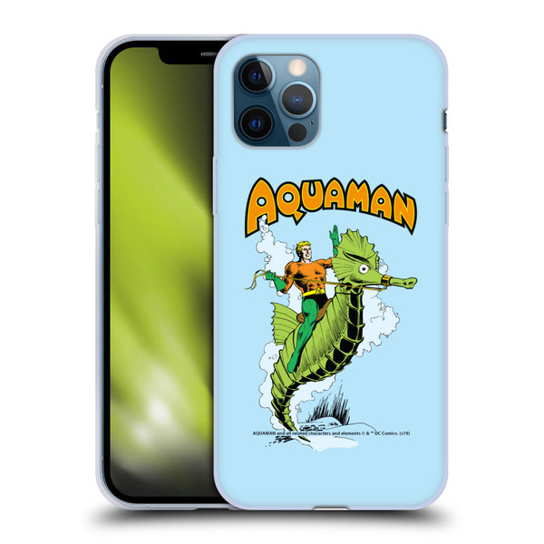 Aquaman DC Comics Fast Fashion Storm Soft Gel Case for Apple iPhone 12 / iPhone 12 Pro