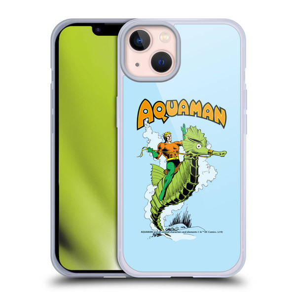 Aquaman DC Comics Fast Fashion Storm Soft Gel Case for Apple iPhone 13