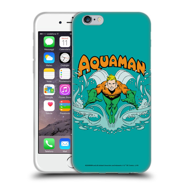 Aquaman DC Comics Fast Fashion Swim Soft Gel Case for Apple iPhone 6 / iPhone 6s