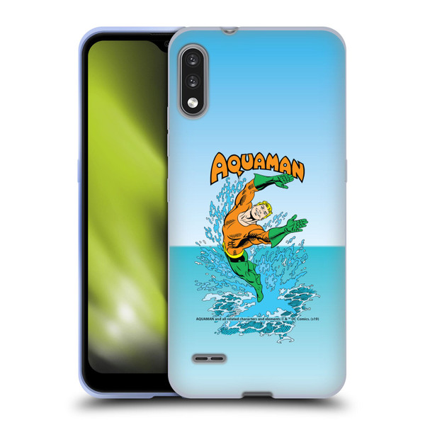 Aquaman DC Comics Fast Fashion Splash Soft Gel Case for LG K22