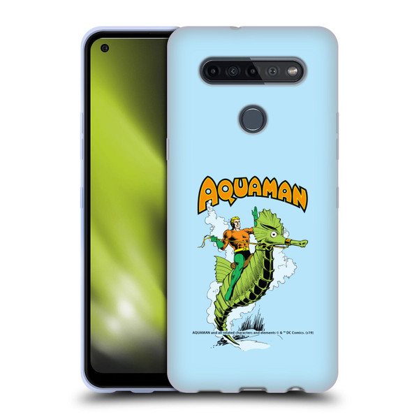 Aquaman DC Comics Fast Fashion Storm Soft Gel Case for LG K51S
