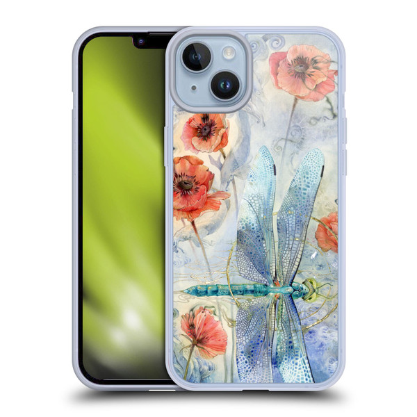 Stephanie Law Immortal Ephemera When Flowers Dream Soft Gel Case for Apple iPhone 14 Plus