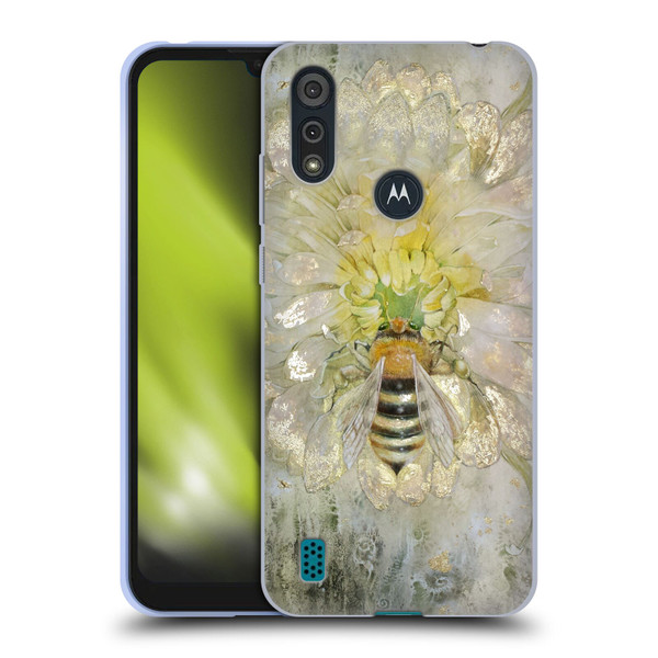 Stephanie Law Immortal Ephemera Bee Soft Gel Case for Motorola Moto E6s (2020)