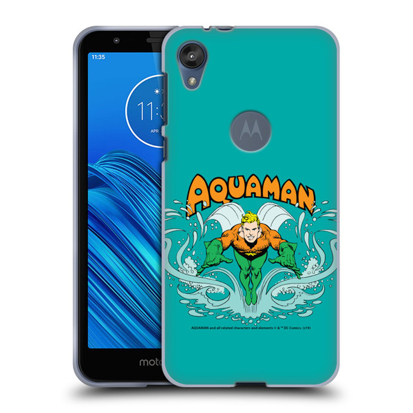 Aquaman DC Comics Fast Fashion Swim Soft Gel Case for Motorola Moto E6