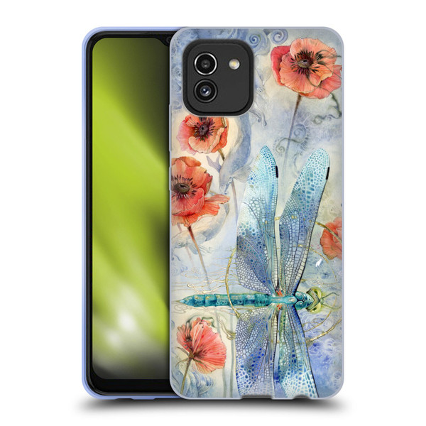 Stephanie Law Immortal Ephemera When Flowers Dream Soft Gel Case for Samsung Galaxy A03 (2021)