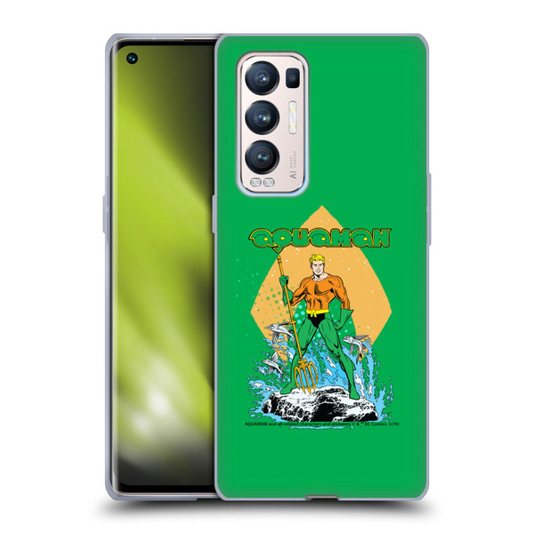Aquaman DC Comics Fast Fashion Trident Soft Gel Case for OPPO Find X3 Neo / Reno5 Pro+ 5G